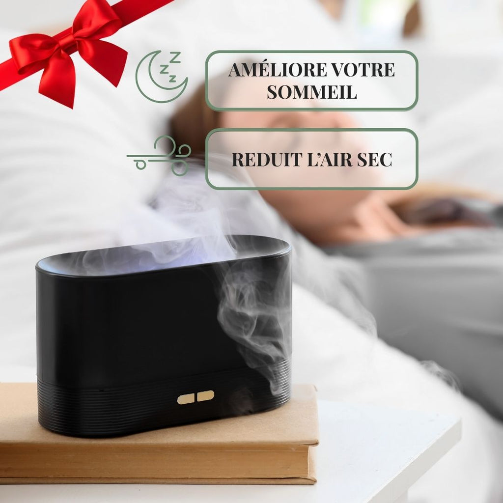 2-en-1 Humidificateur d'air à ultrasons & diffuseur d'huiles essentielles