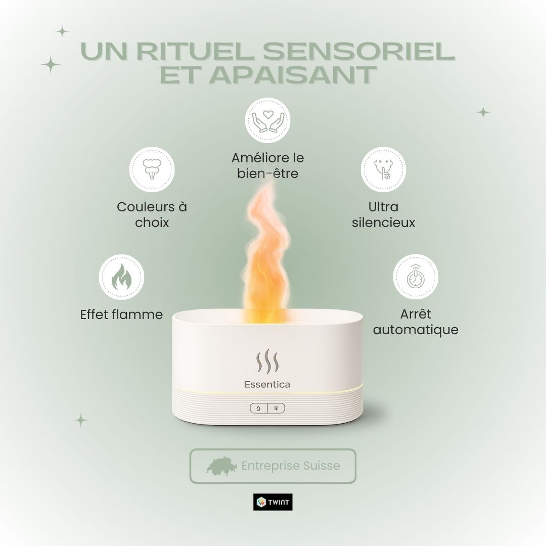2-en-1 Humidificateur d'air à ultrasons & diffuseur d'huiles essentielles