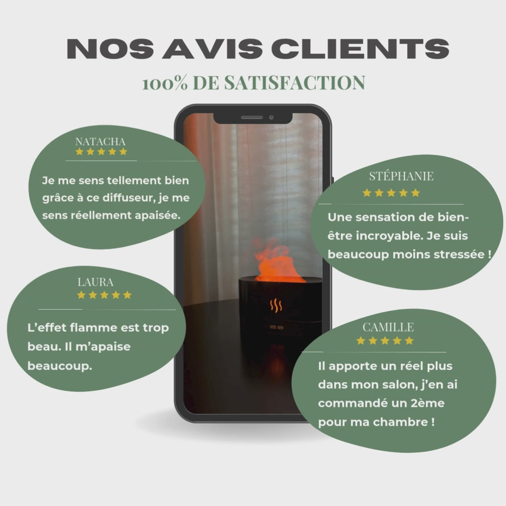 2-en-1 Humidificateur d'air à ultrasons & diffuseur d'huiles essentielles