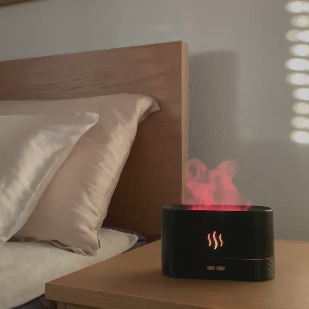 2-en-1 Humidificateur d'air à ultrasons & diffuseur d'huiles essentielles